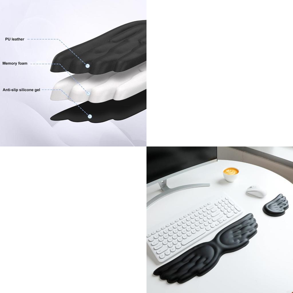 462E Soft Silicone Angel Wing  - Desk Setup Office recension och pris