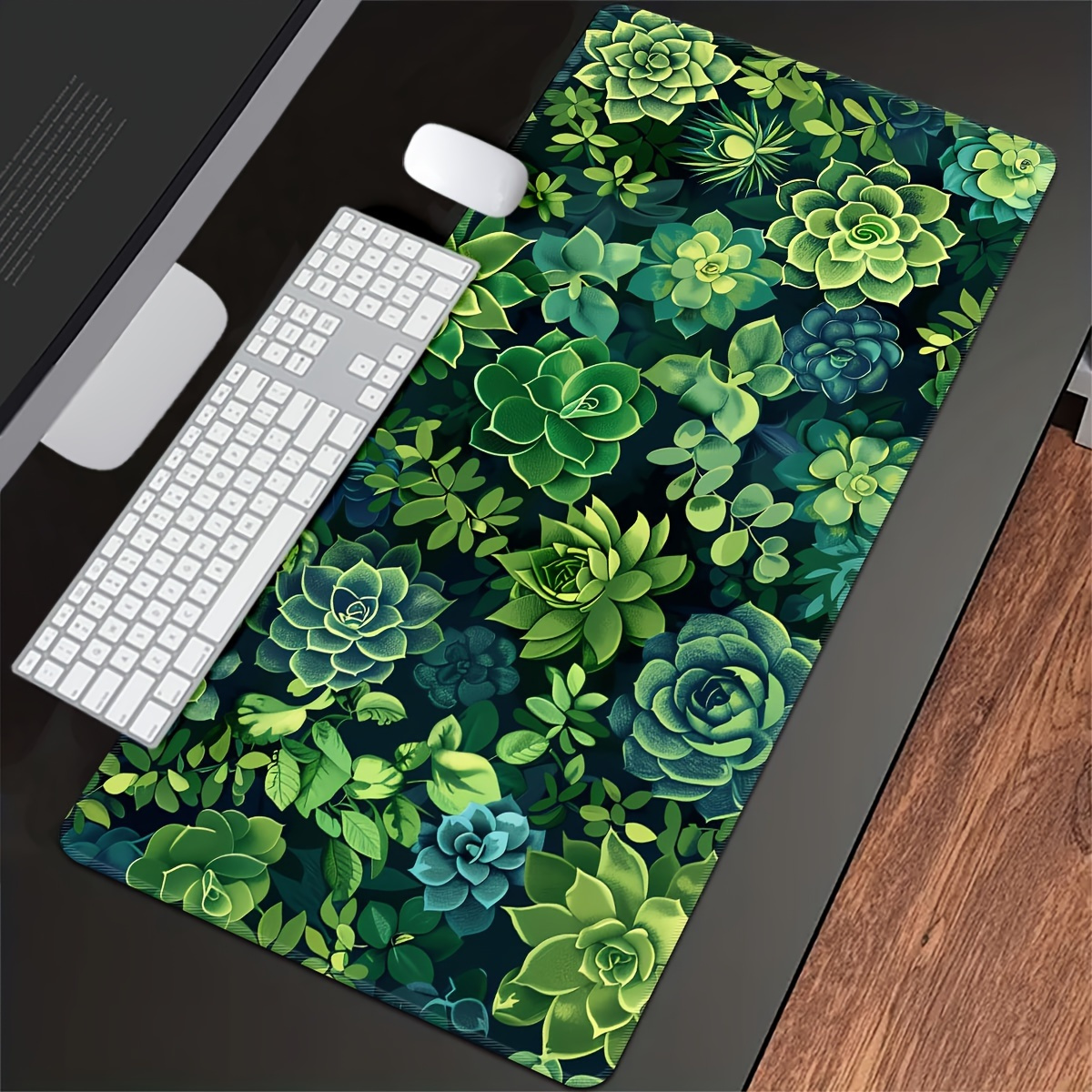 Succulent Green Plants Extende - Desk Setup With Plants recension och pris