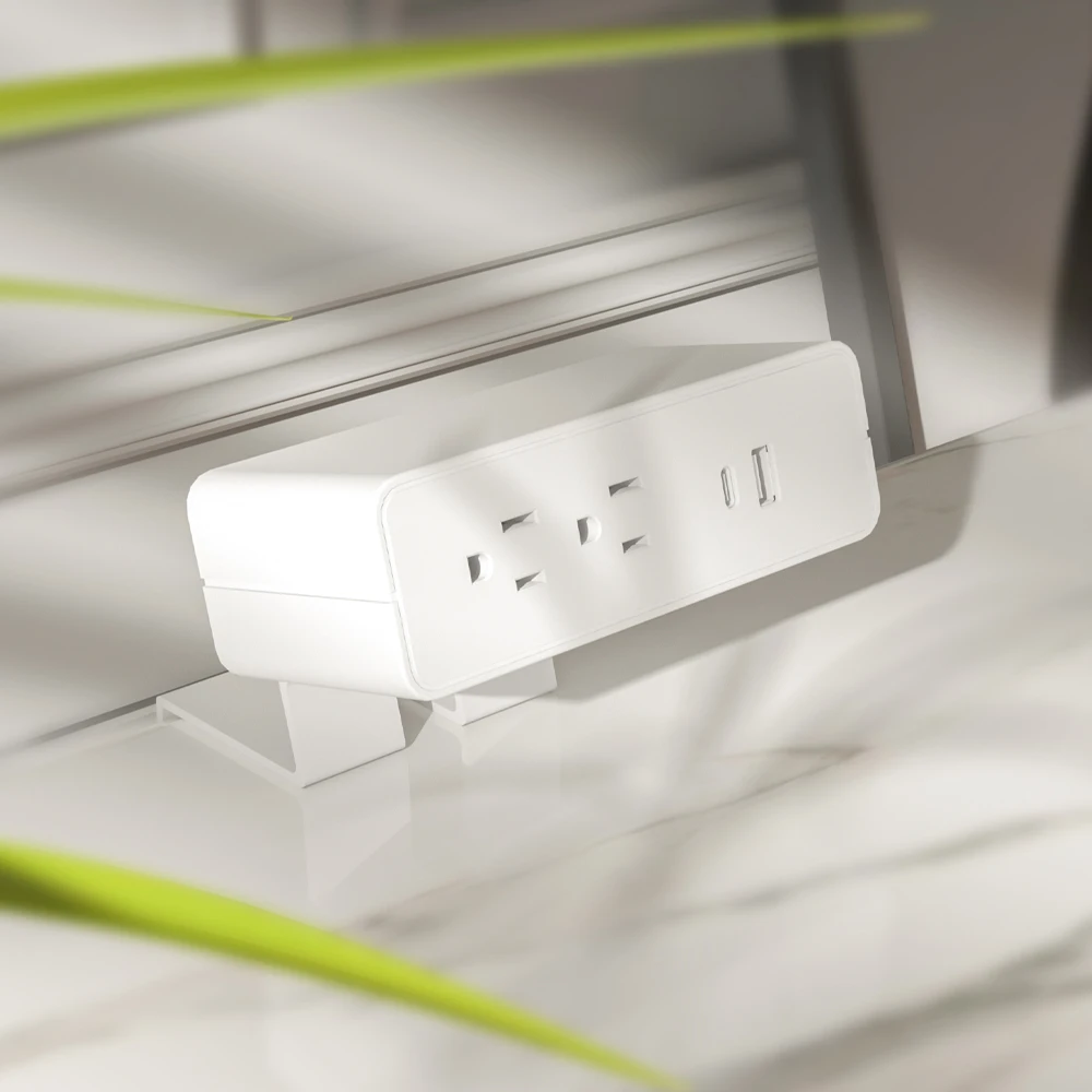 OMNI Desk Clamp Ac Power & Usb - Desk Setup Dual Monitor recension och pris