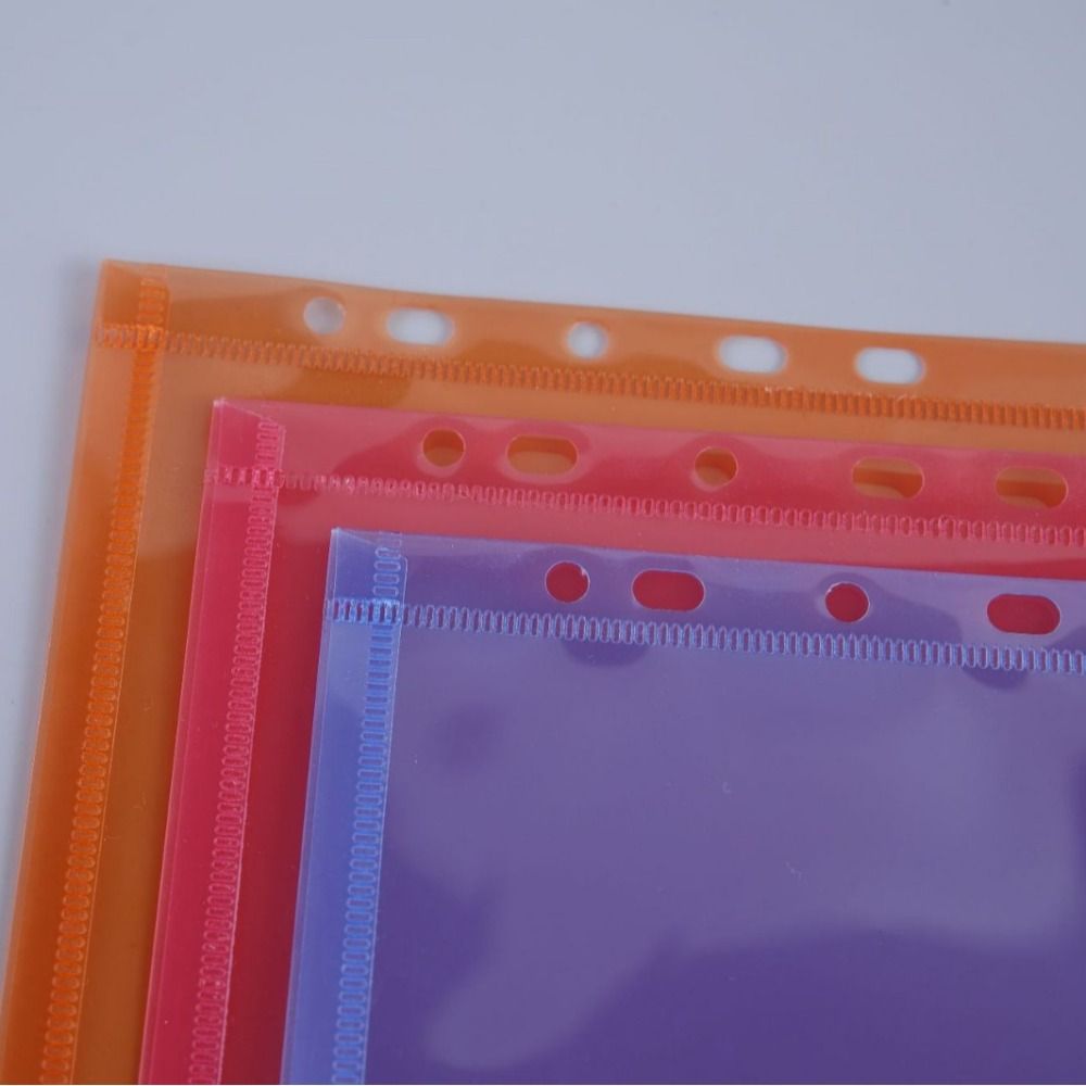 A4 Colorful Transparent File F - Ring Binder Box recension och pris