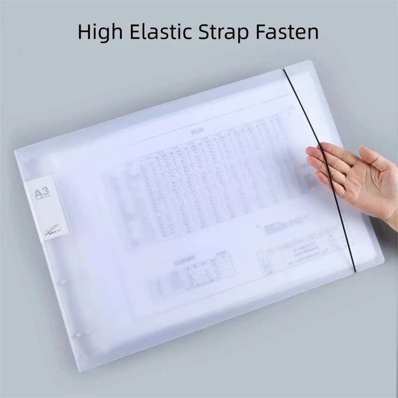 Clear File A3 Binder Portfolio - Ring Binder Box recension och pris