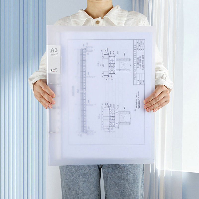 Clear File A3 Binder Portfolio - Ring Binder Box recension och pris