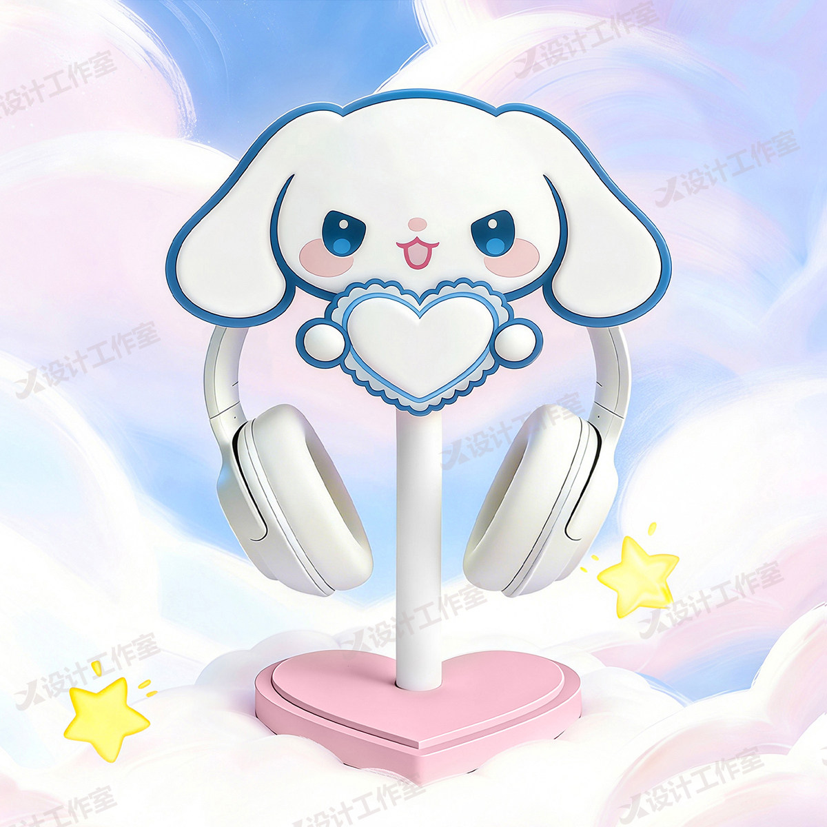 New Cinnamoroll Over Ear Headp - Desk Setup Editing recension och pris