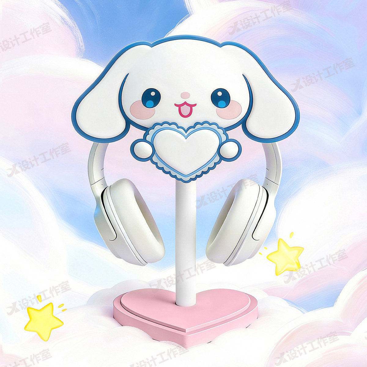 New Cinnamoroll Over Ear Headp - Desk Setup Editing recension och pris