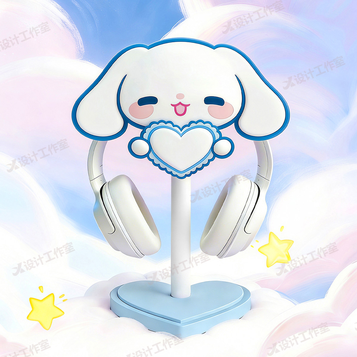 New Cinnamoroll Over Ear Headp - Desk Setup Editing recension och pris