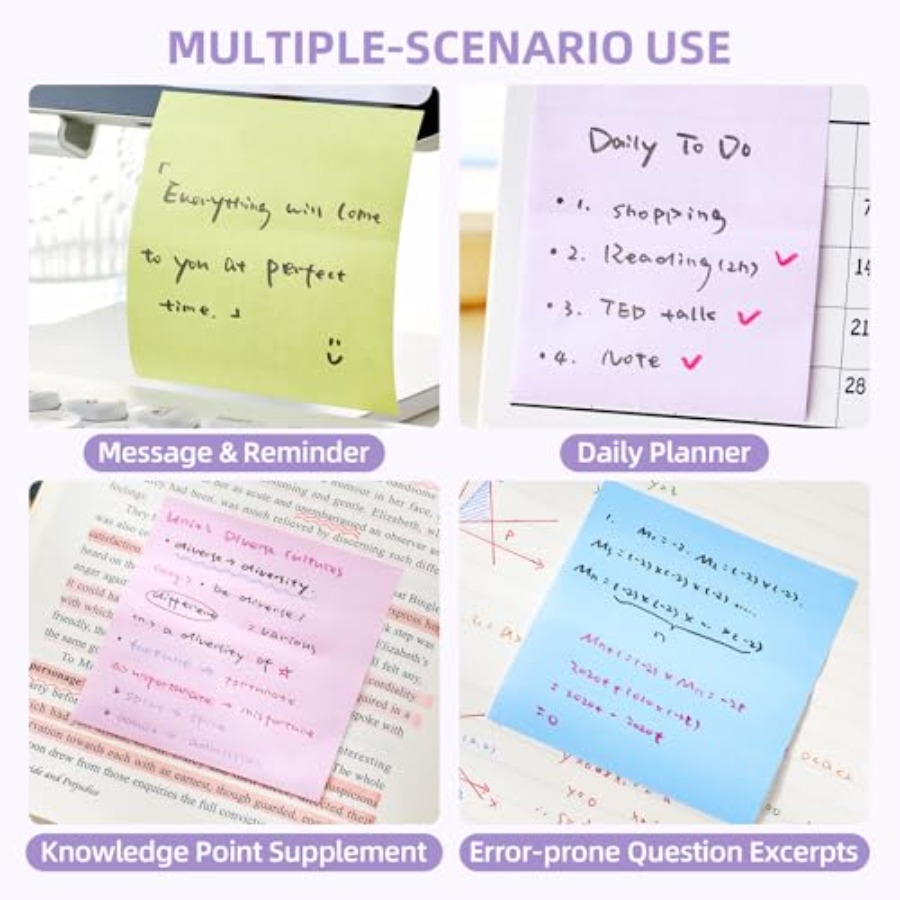 Pop-Up Sticky Notes Set for Or - Desk Setup Office recension och pris