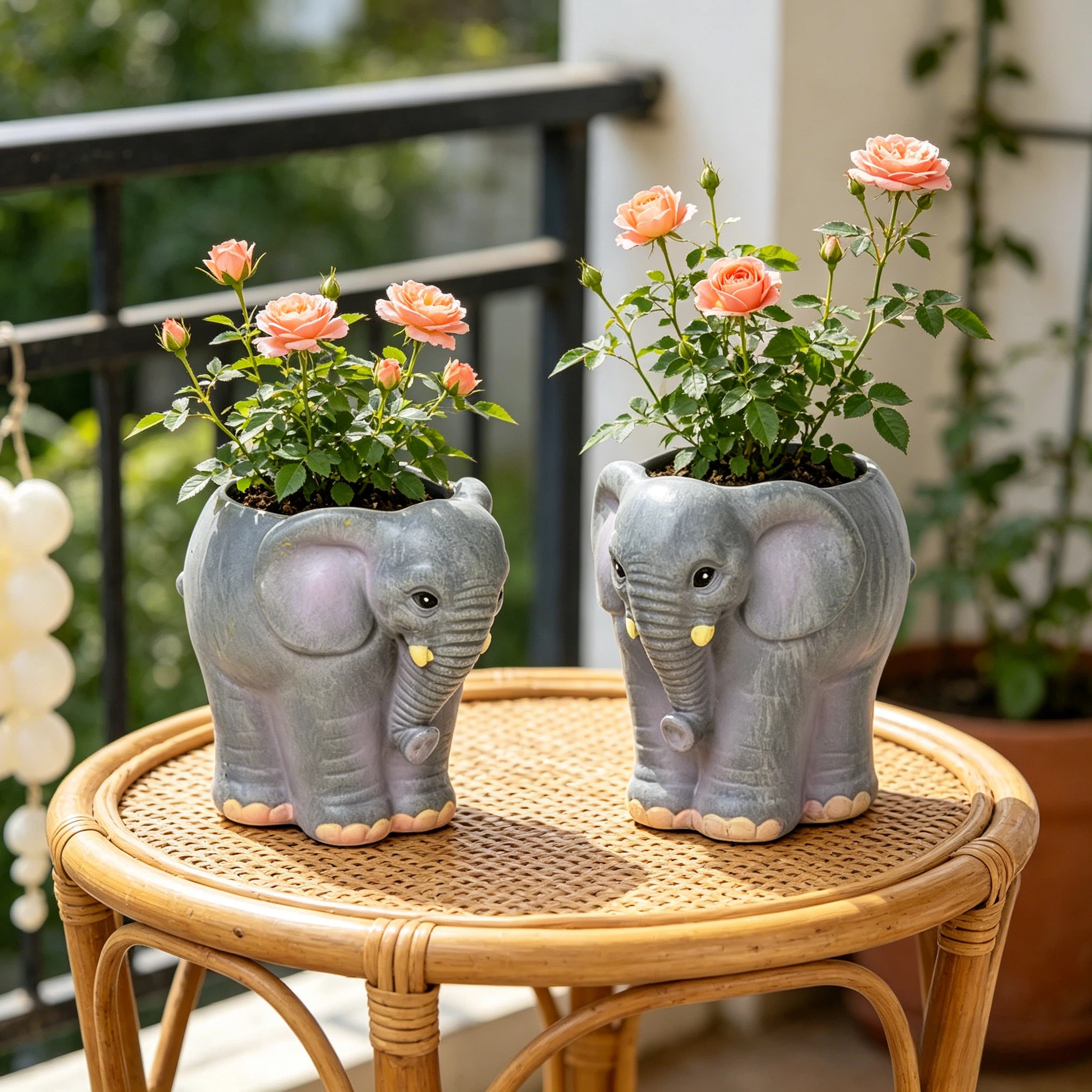 1Pc, Soft and Cute Elephant-Sh - Desk Setup With Plants recension och pris