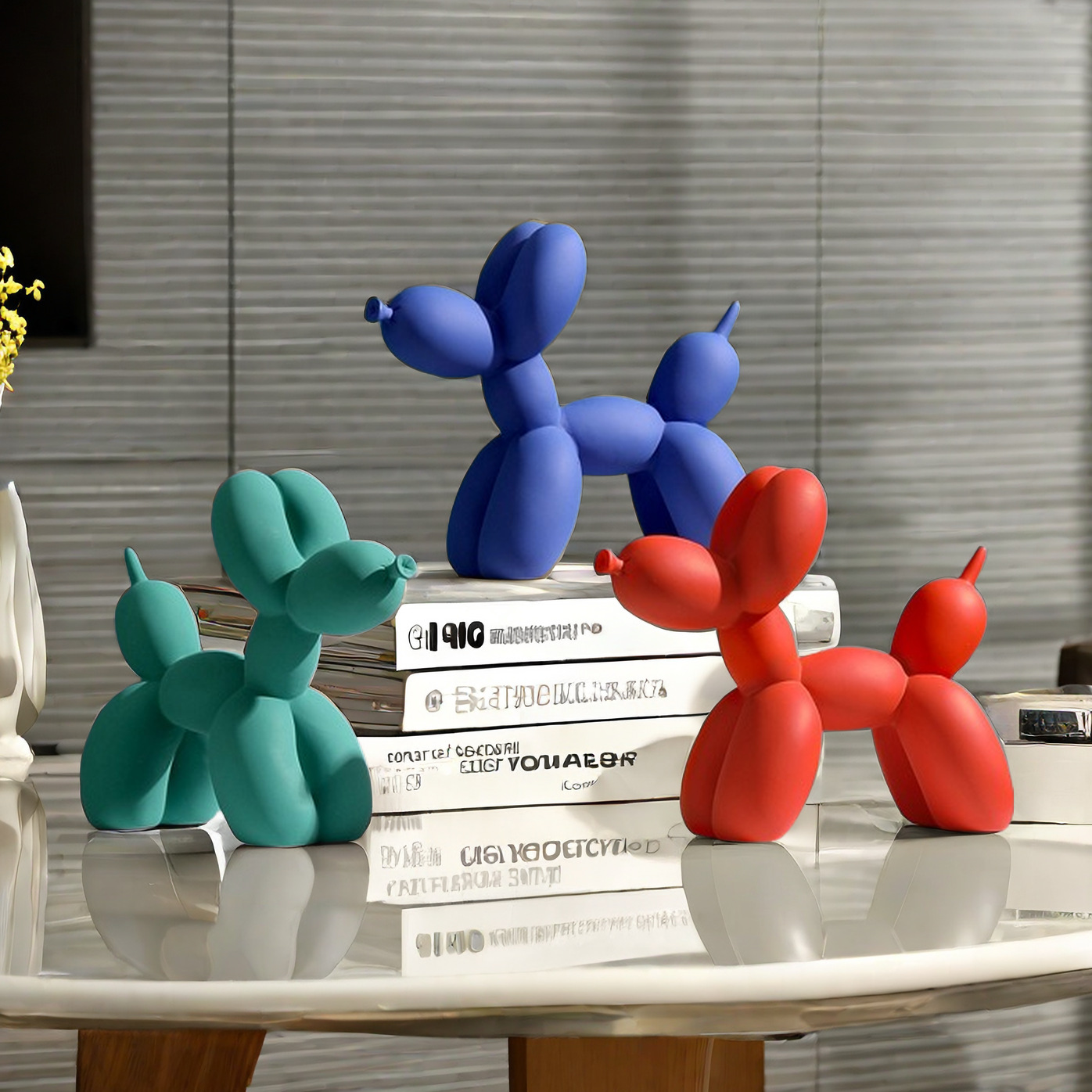 Lovely Color Resin Balloon Dog - Desk Setup Study recension och pris