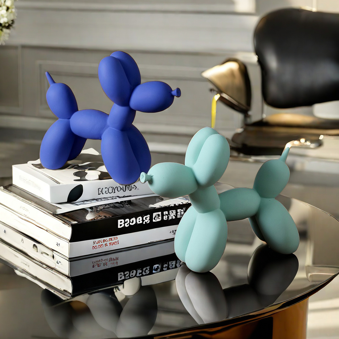 Lovely Color Resin Balloon Dog - Desk Setup Study recension och pris