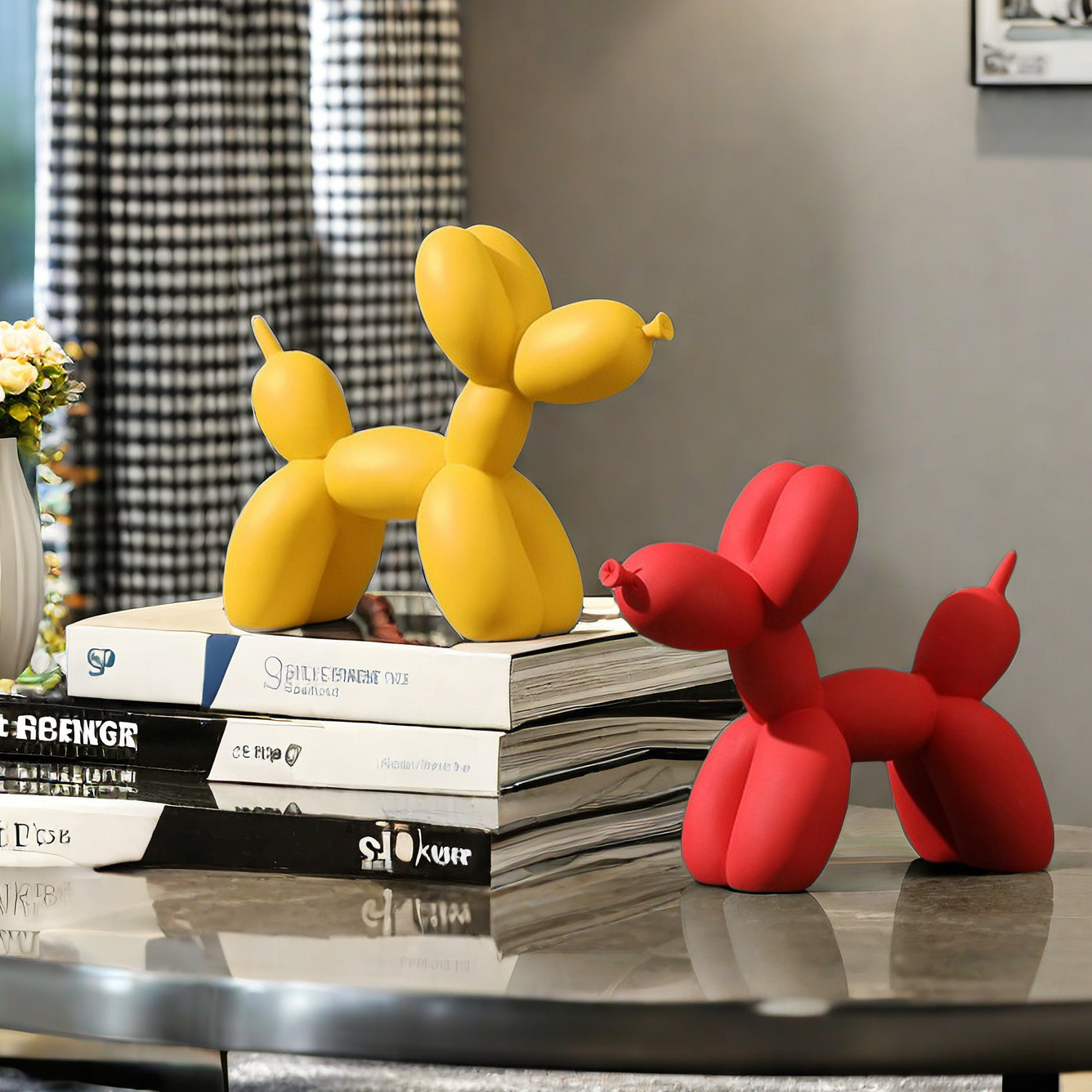 Lovely Color Resin Balloon Dog - Desk Setup Study recension och pris
