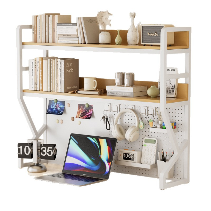 Desktop Storage Shelf with Peg - Desk Setup Study recension och pris