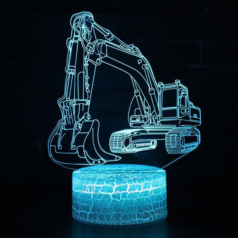 Construction Theme Excavator D - Desk Setup Diy recension och pris