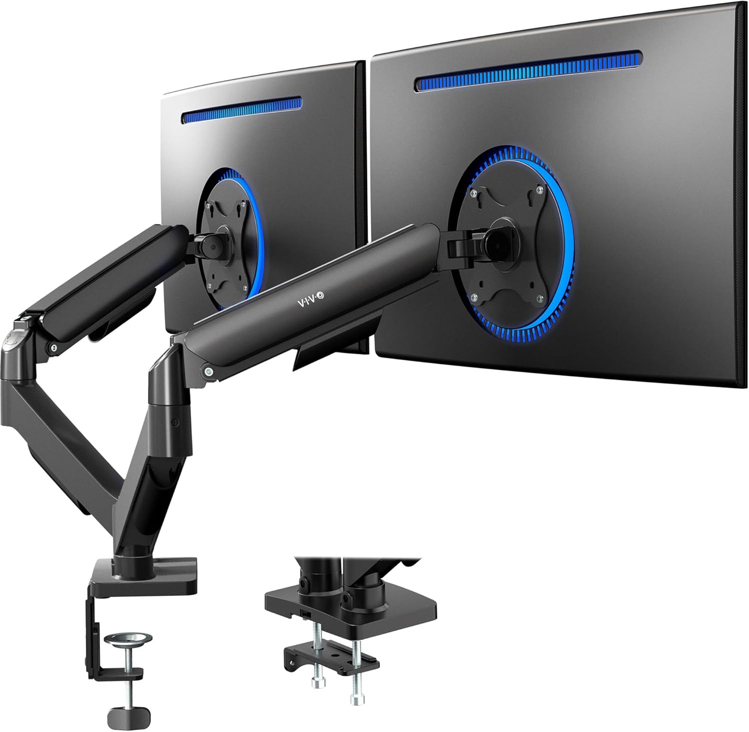 Dual Monitor Stand, Fully Adju - Desk Setup Dual Monitor recension och pris