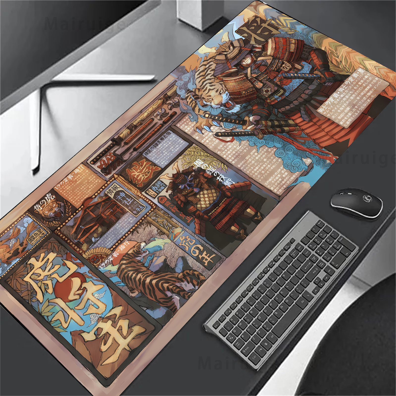 Large Mouse Pad Japanese Stree - Desk Setup Diy recension och pris