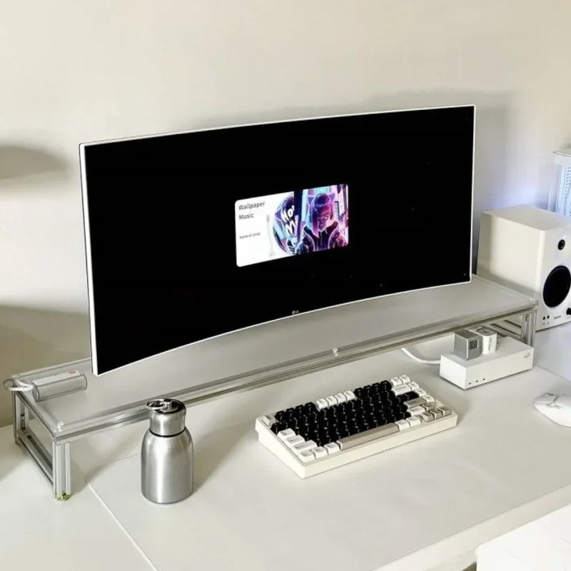Aluminum Monitor Stand Acrylic - Desk Setup Diy recension och pris