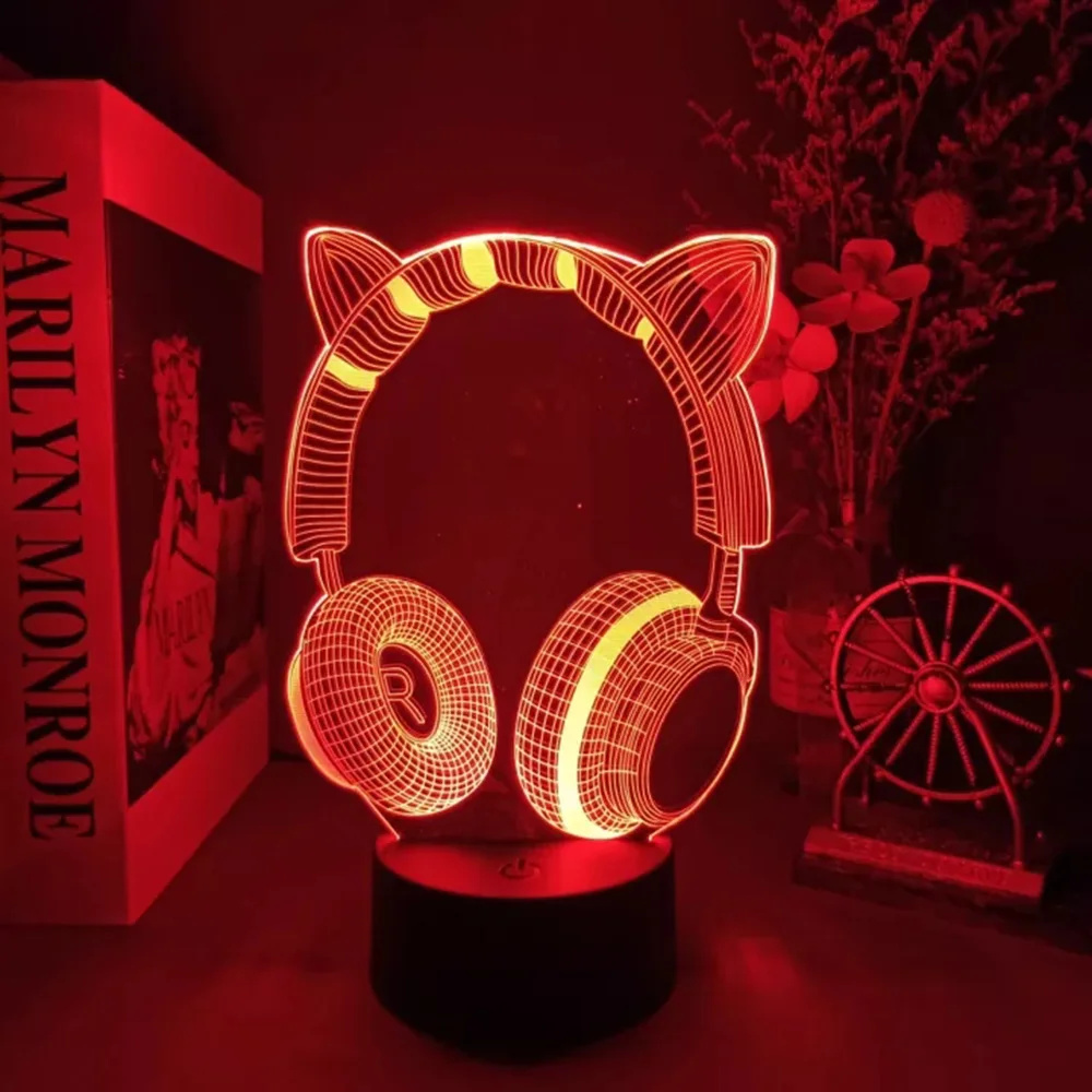 New Headphones 3D Illusion Nig - Desk Setup Diy recension och pris