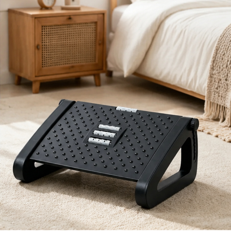 Portable Adjustable Foot Rest  - Desk Setup Office recension och pris