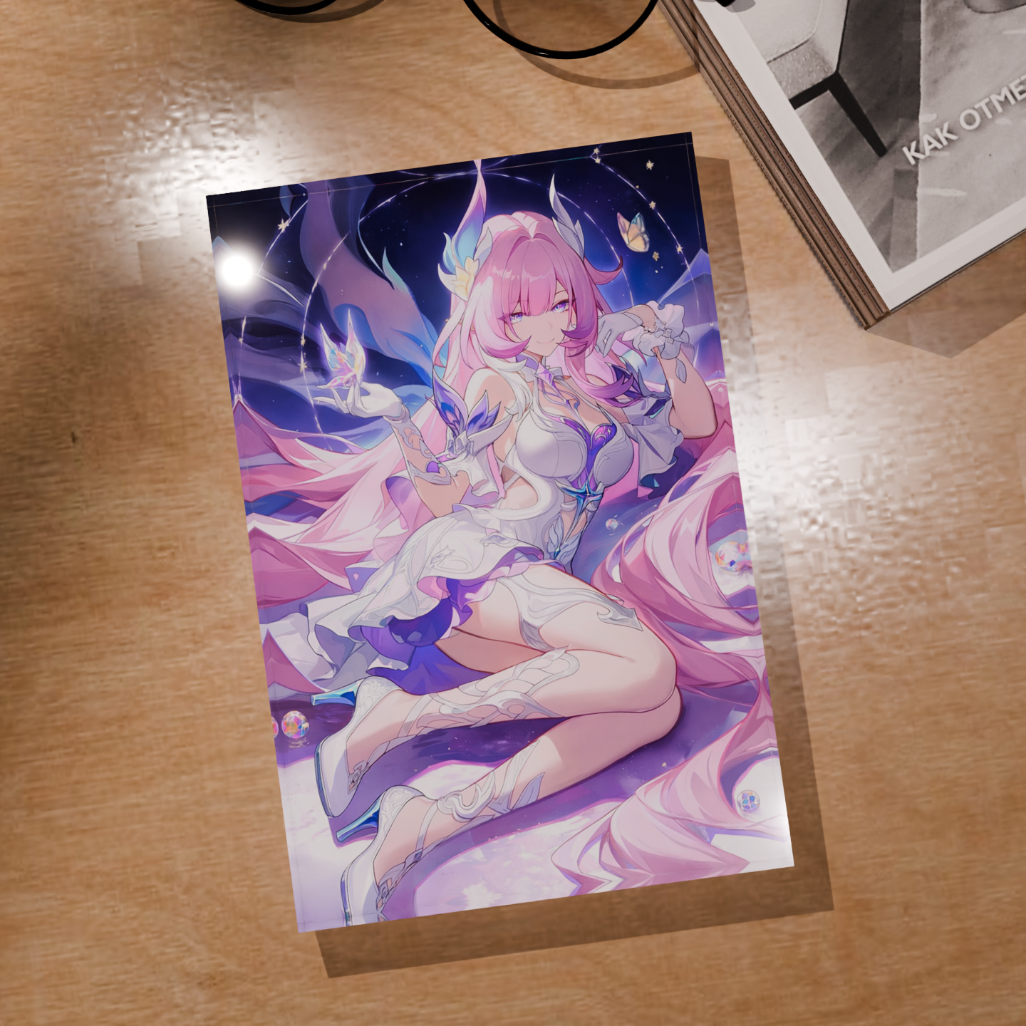 DIY 3D Holographic Cube Honkai - Desk Setup Diy recension och pris