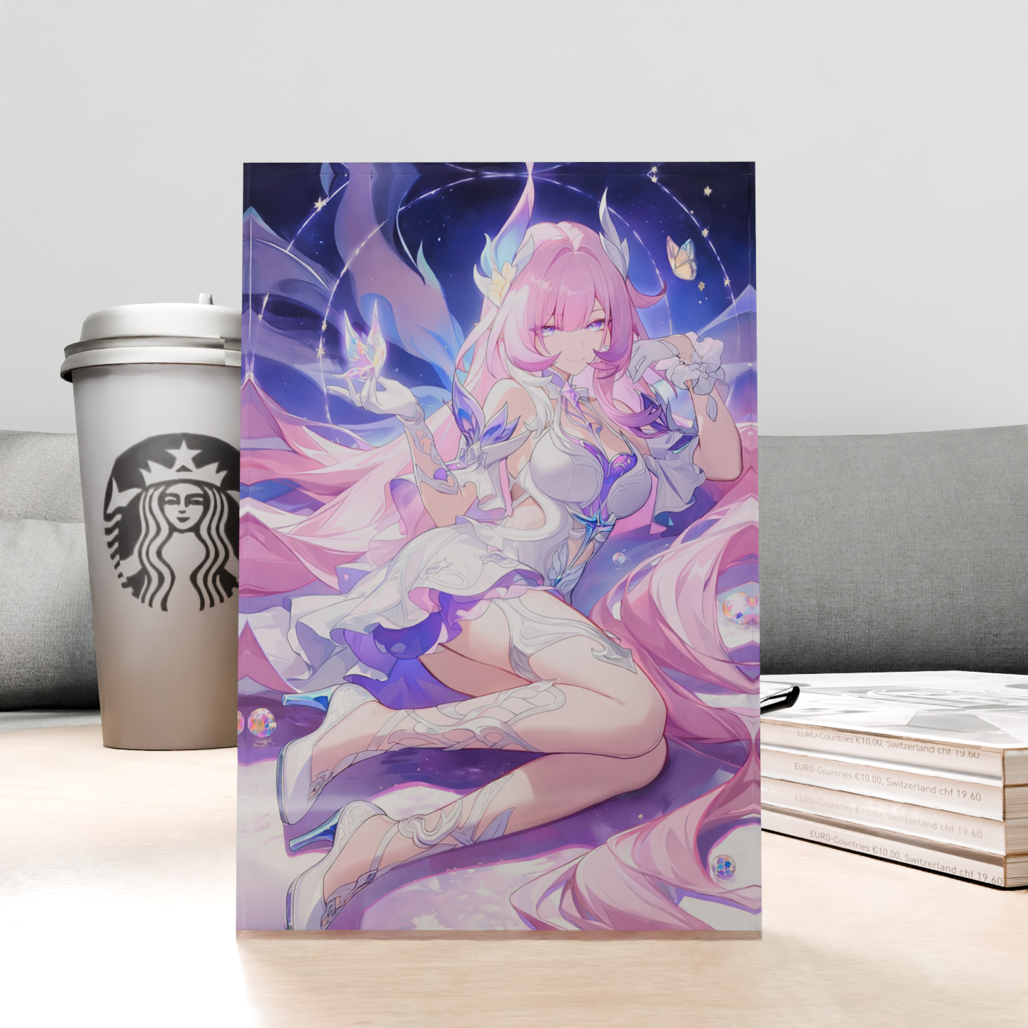 DIY 3D Holographic Cube Honkai - Desk Setup Diy recension och pris