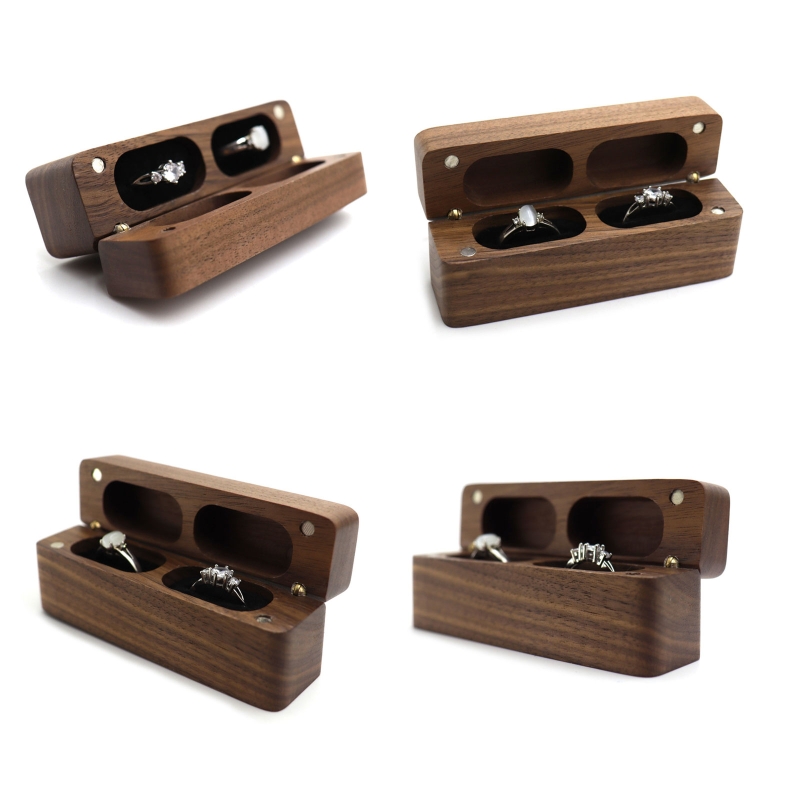 ZB91 Fashion Wood Ring Box for - Ring Binder Box recension och pris