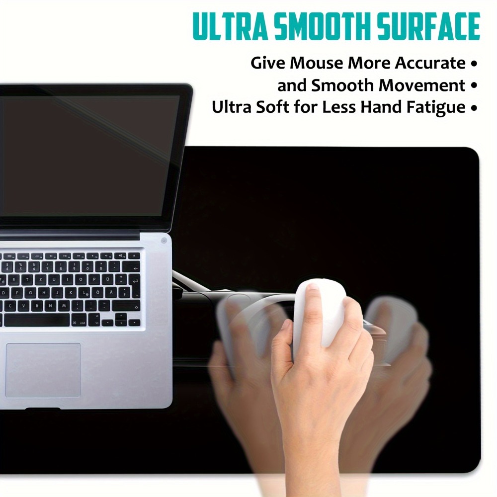 Sanded Black Gaming Mouse Pad  - Desk Setup Editing recension och pris