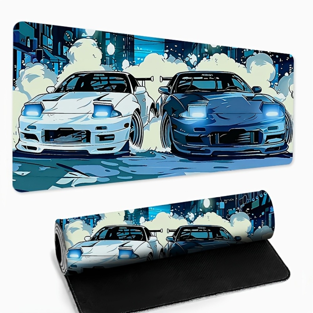 Anime Style Blue White Sports  - Desk Setup Anime recension och pris