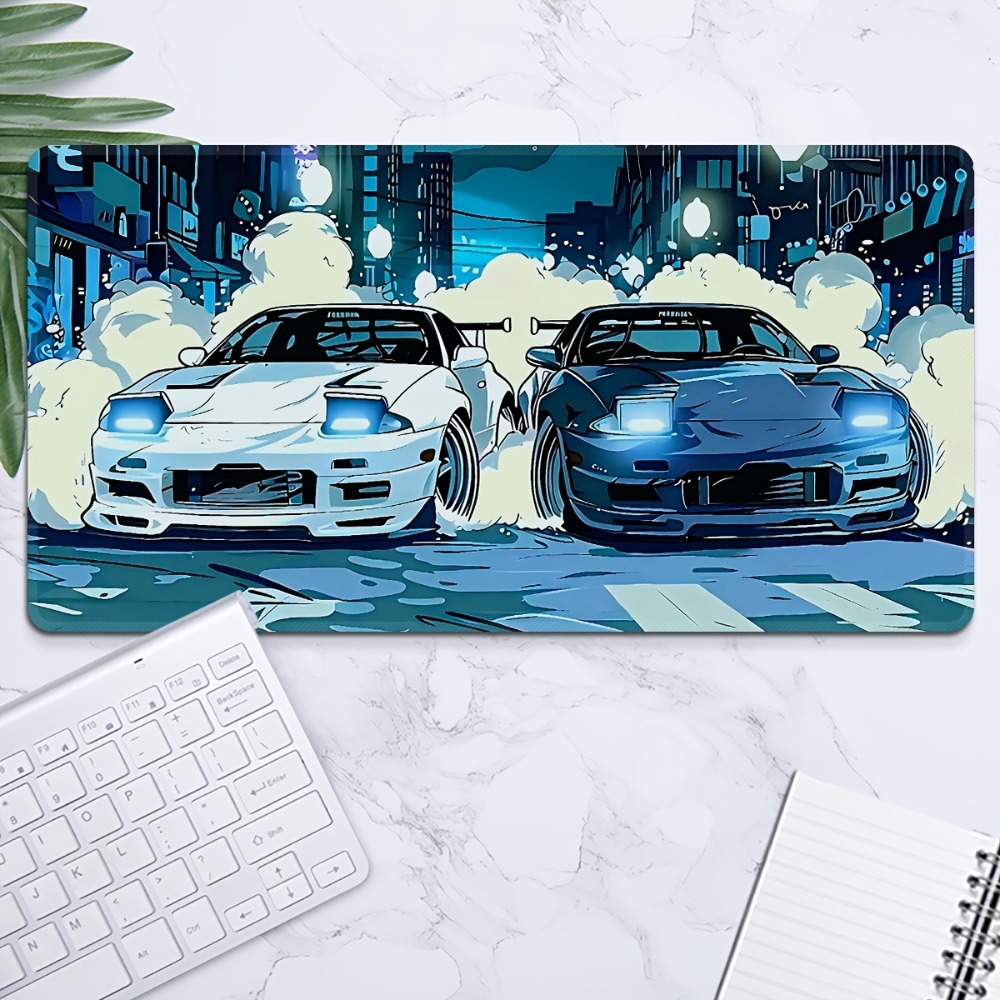Anime Style Blue White Sports  - Desk Setup Anime recension och pris