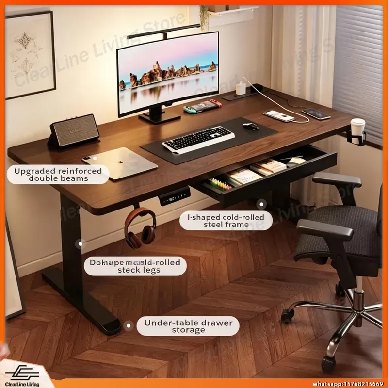 Electric Height Adjustable Gam - Desk Setup For Office recension och pris
