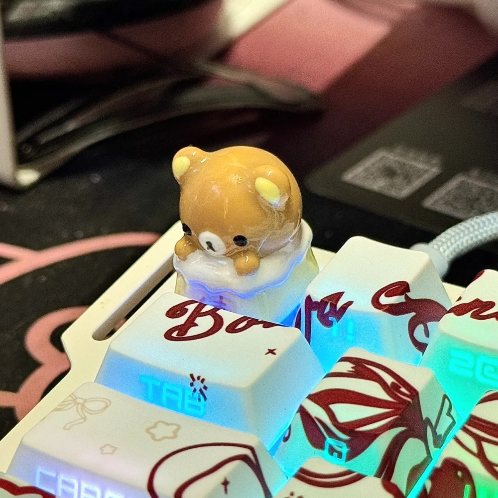 Rilakkuma Keycaps Adorable Rel - Desk Setup Editing recension och pris