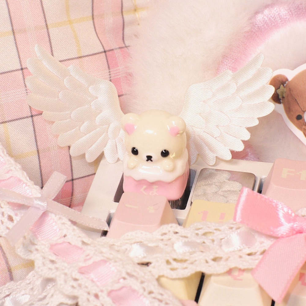 Rilakkuma Keycaps Adorable Rel - Desk Setup Editing recension och pris