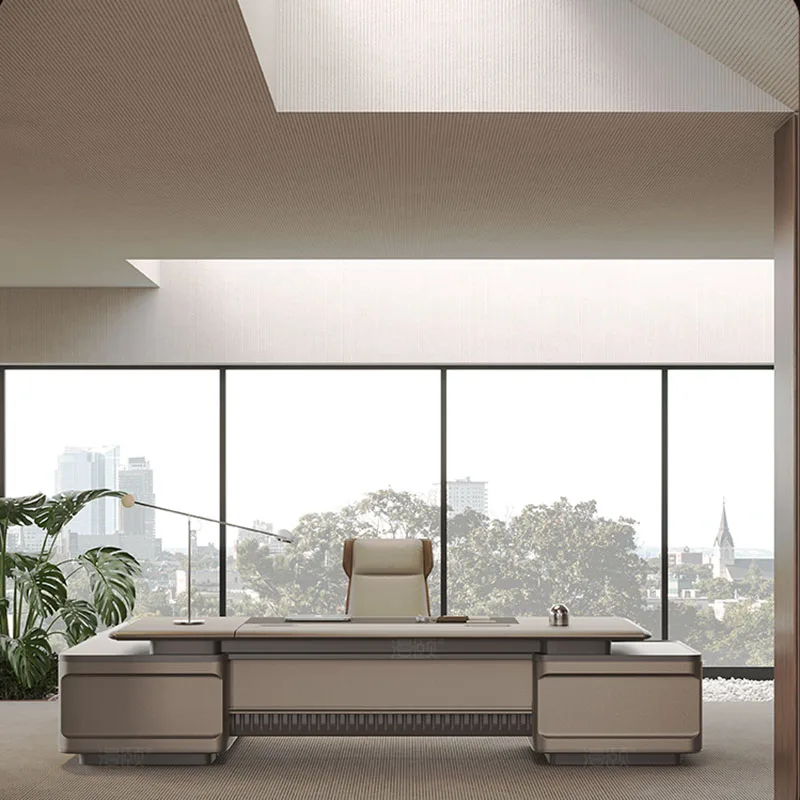 Manicure White L Shaped Wooden - Desk Setup Office recension och pris