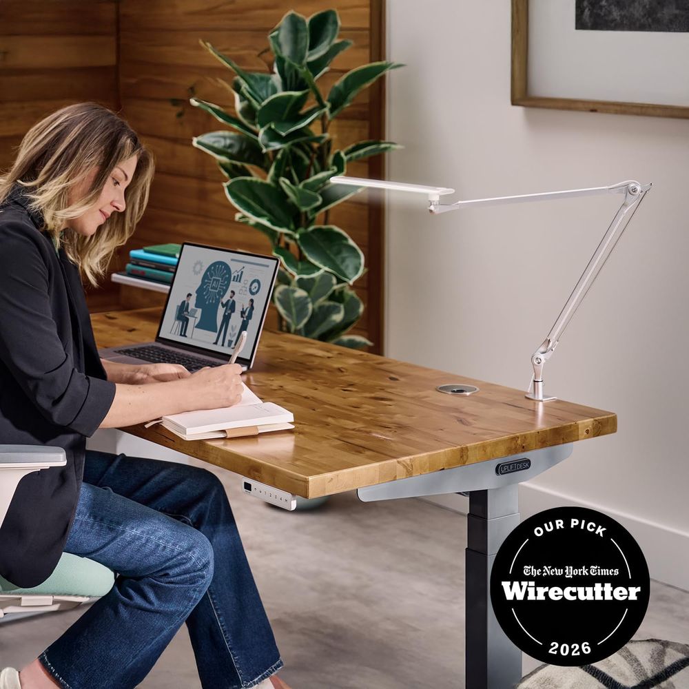 Adjustable 3-Color LED Desk La - Desk Setup Office recension och pris