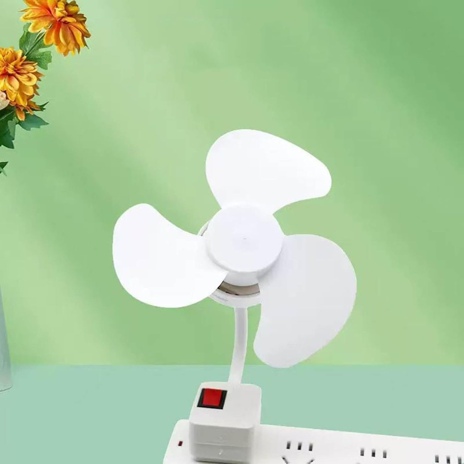 Mini Cooling Fan With E27 Scre - Desk Setup Study recension och pris