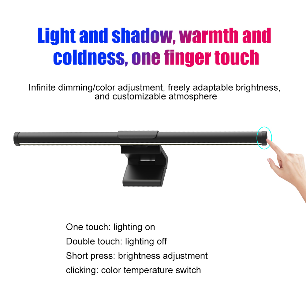 RGB Lightbar Monitor Light Bar - Desk Setup Study recension och pris