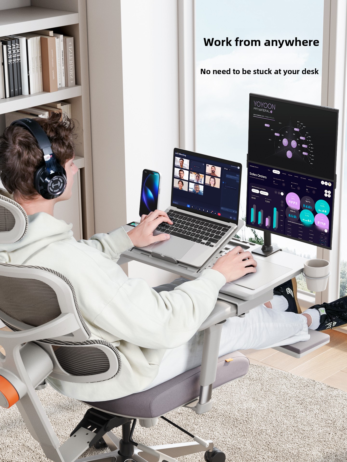 Ergonomic Chair Armrest Desk A - Desk Setup Office recension och pris