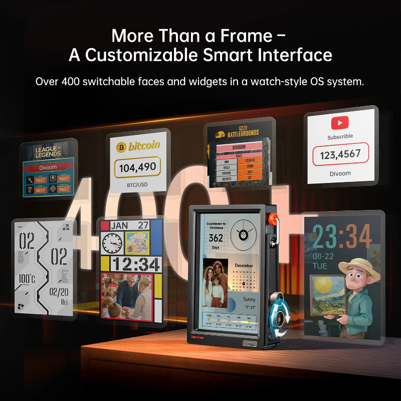 Divoom Times Frame Smart 4K HD - Desk Setup Diy recension och pris