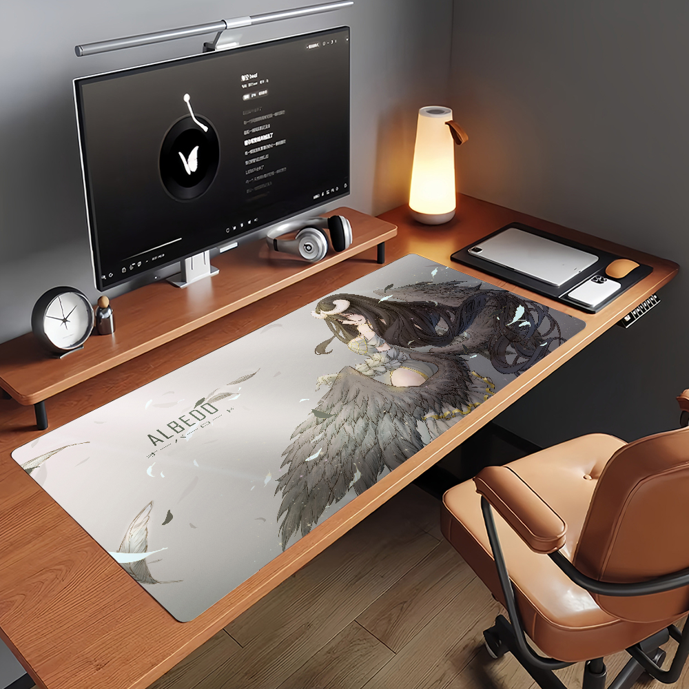 Anime O-OverlordS Albedo Mouse - Desk Setup Anime recension och pris