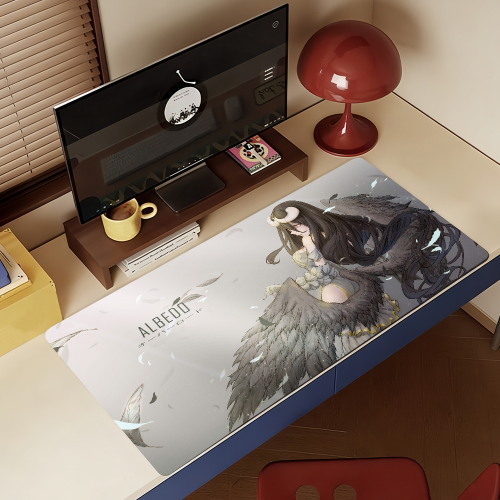 Anime O-OverlordS Albedo Mouse - Desk Setup Anime recension och pris